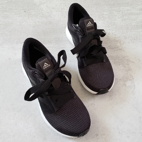 Adidas Edge Lux 4 Running Sneaker Black SZ 5 NEW - Picture 2 of 7